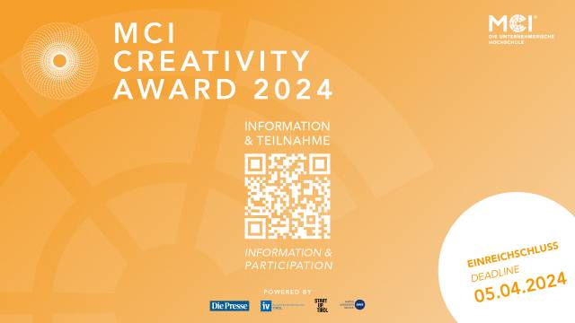 MCI Creativity Award 2024 | Submissions until April 5, 2024!