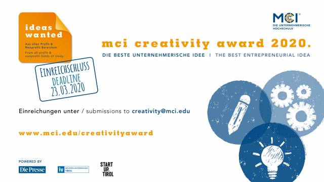 MCI Creativity Award 2020 
