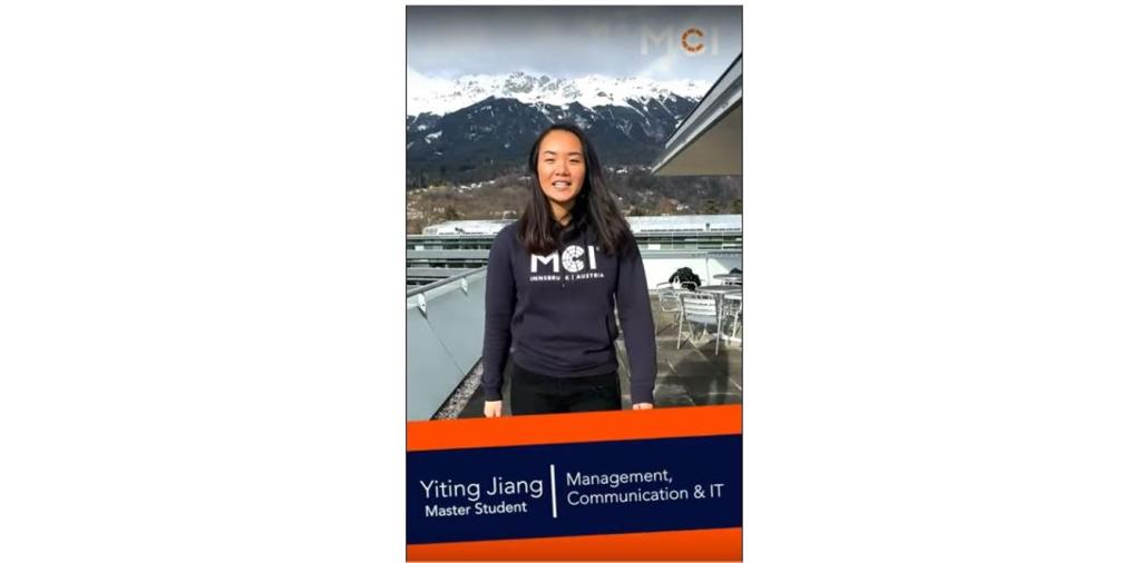 <p>MCI Student Stories | Yiting Jiang</p>