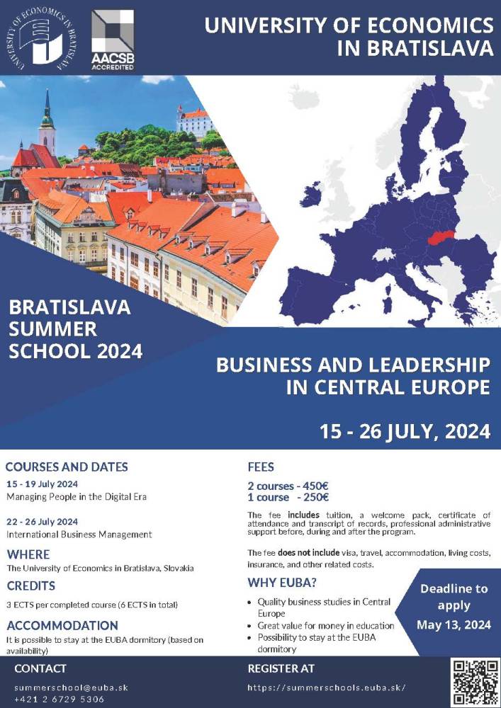 2024 Bratislava Summer School
