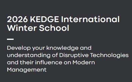 Kedge International Winter School in Paris