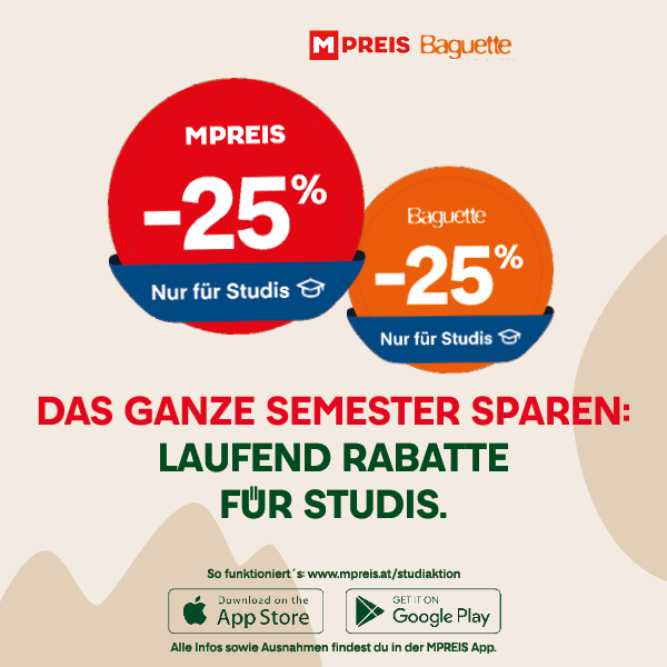 Das ganze Semester Sparen