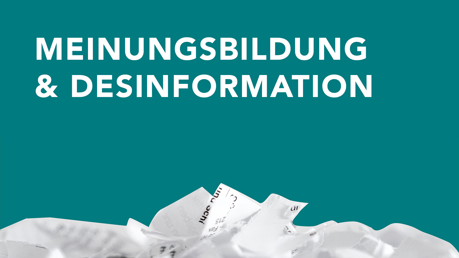 Neuer MCI MOOC: Meinungsbildung & Desinformation
