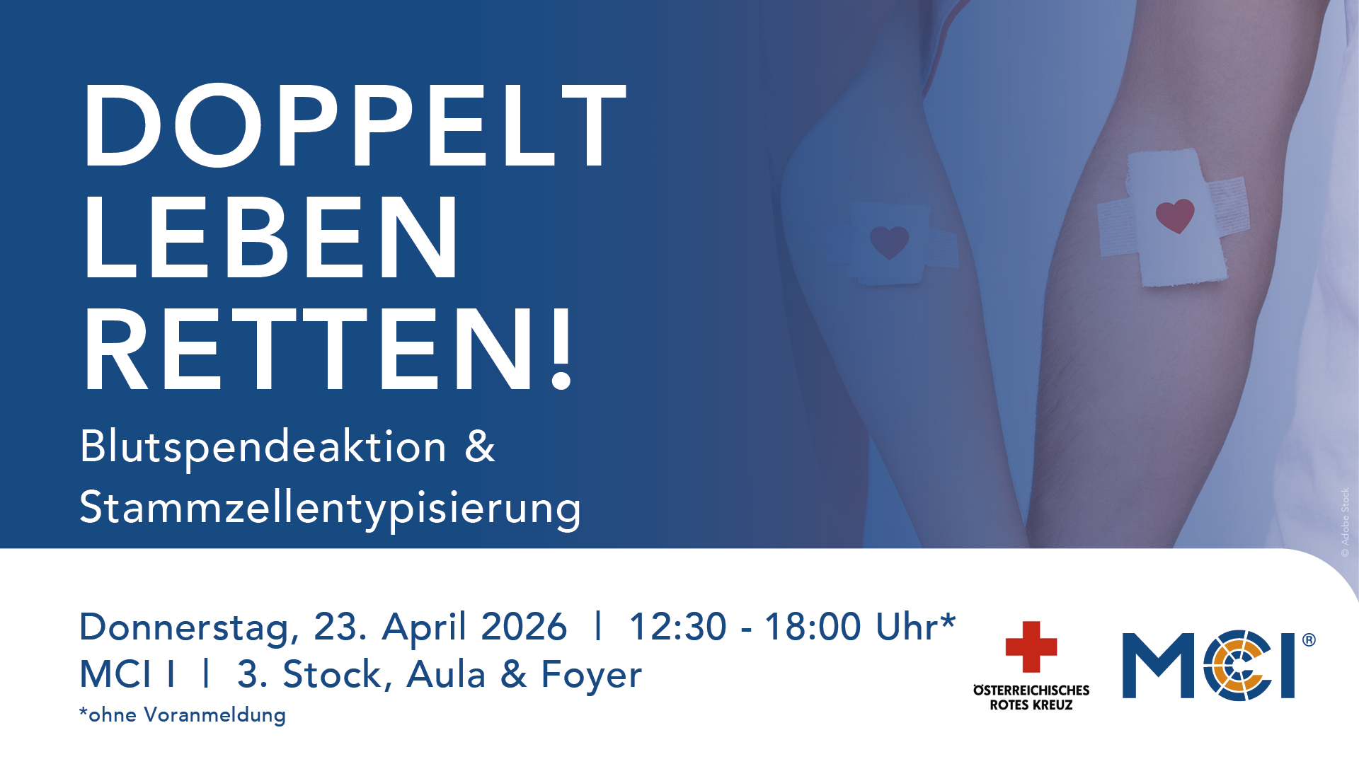 MCI Blutspendeaktion & Stammzellentypisierung