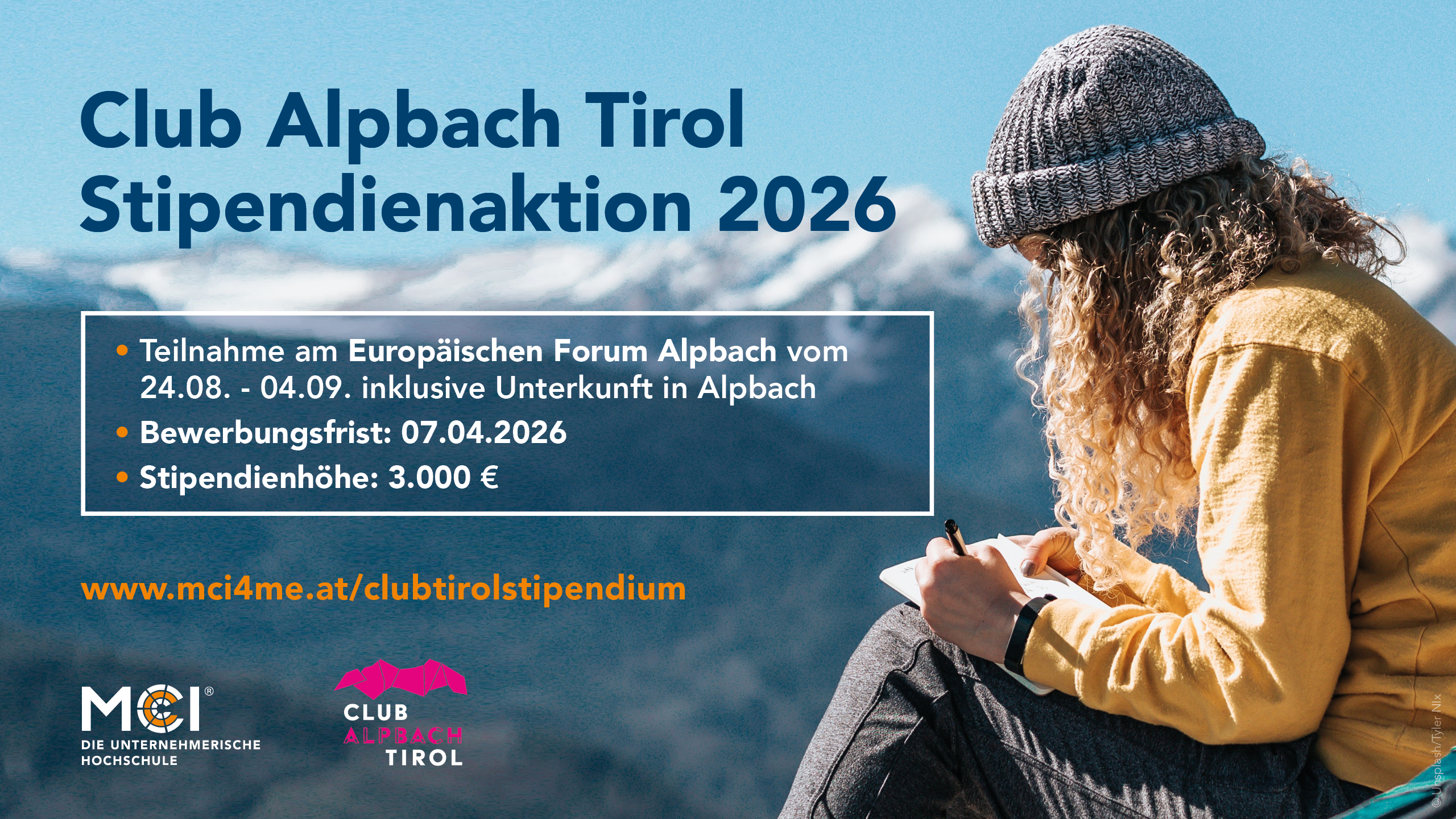 Club Alpbach Tirol - Scholarship 2026