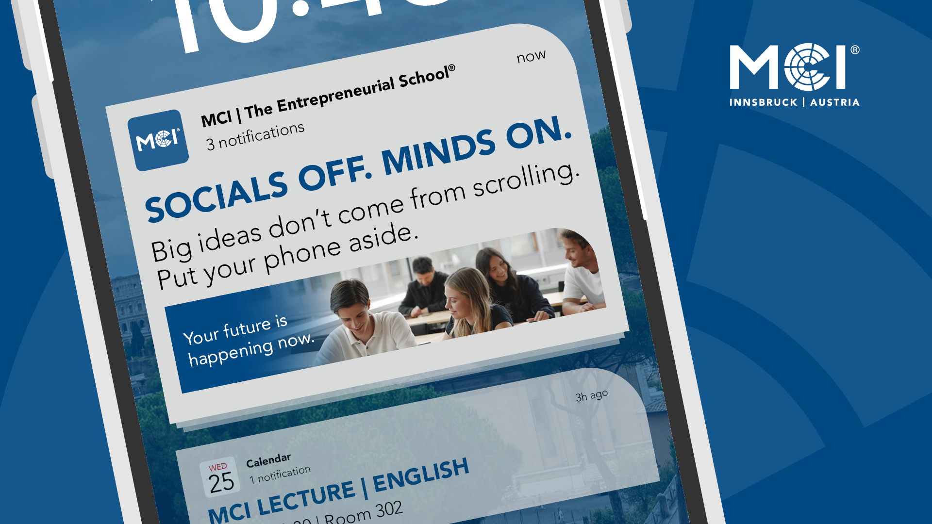 Socials Off. Minds On.