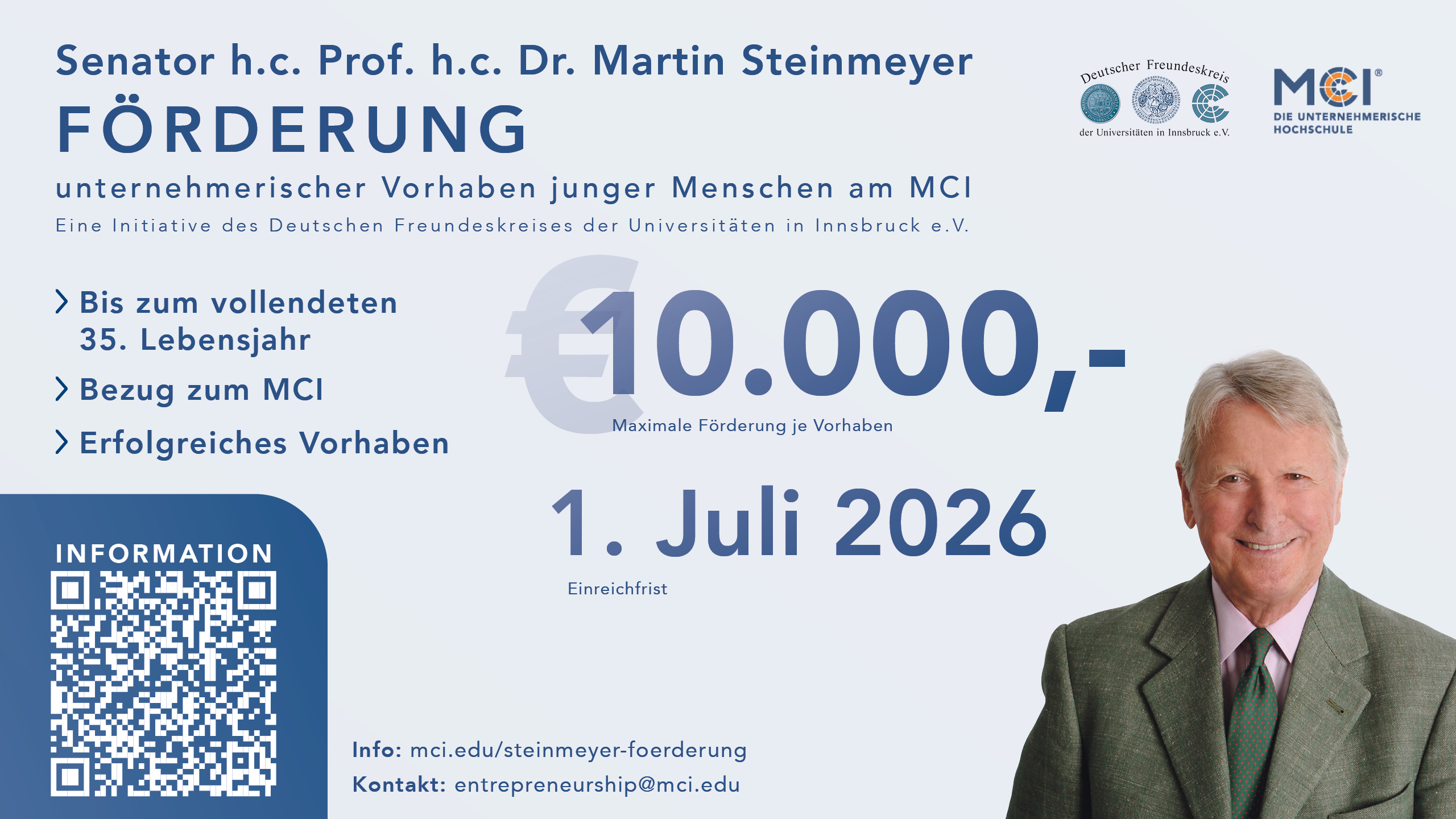 Senator H.C. Dr. Martin Steinmeyer Grant