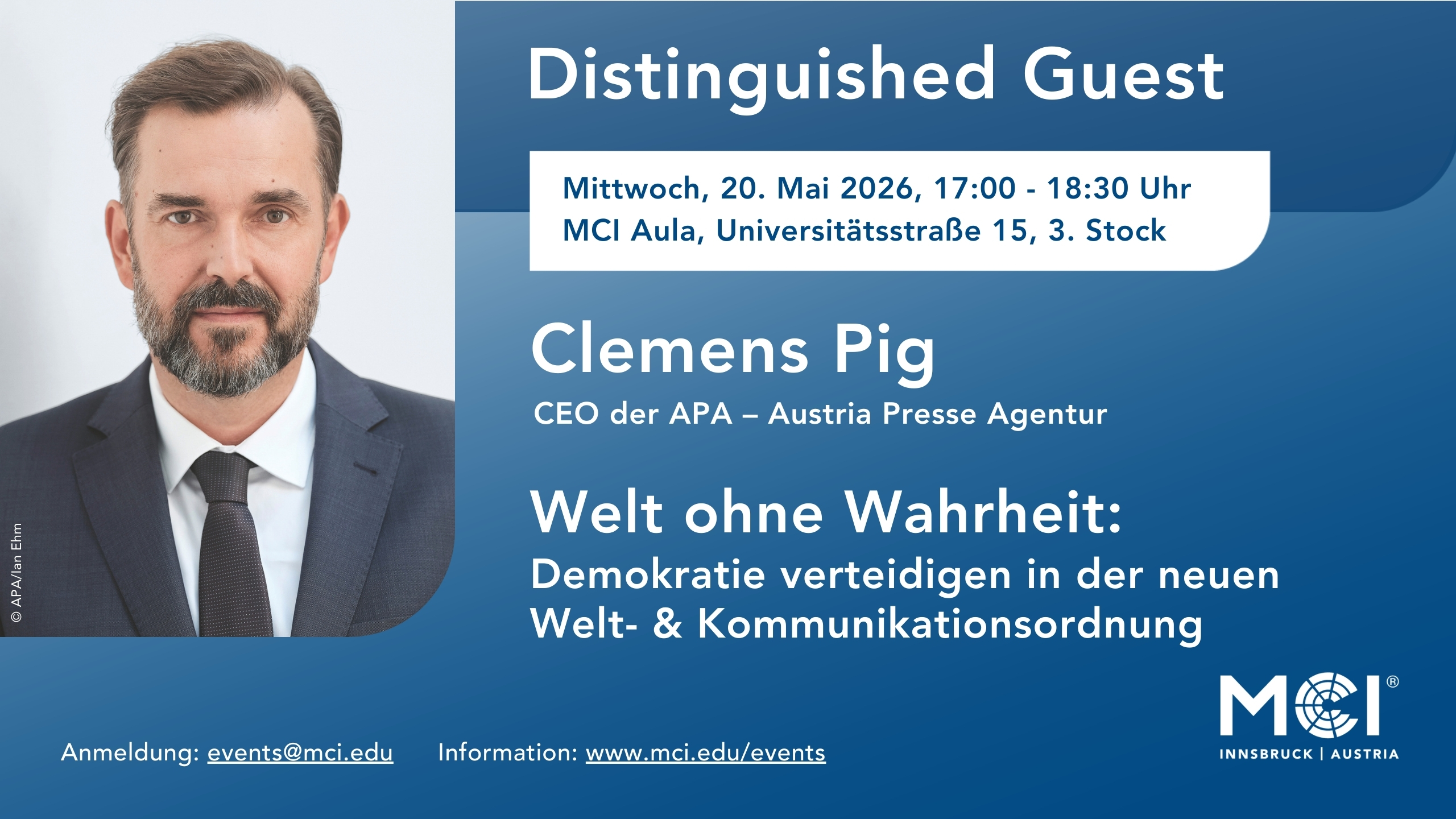 Distinguished Guest | Clemens Pig