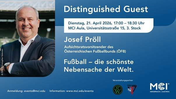 Distinguished Guest | Josef Pröll