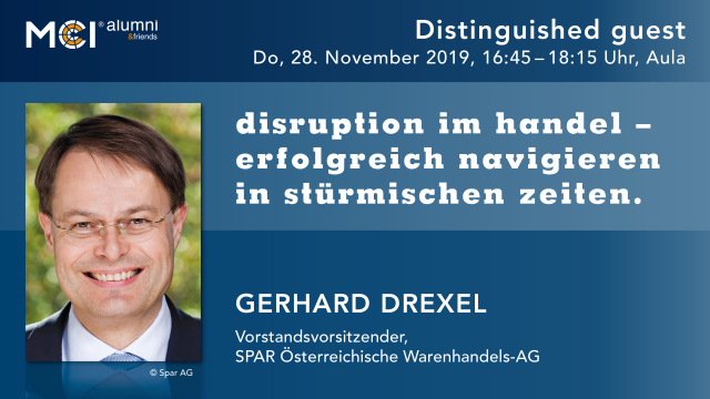 Gerhard Drexel am MCI