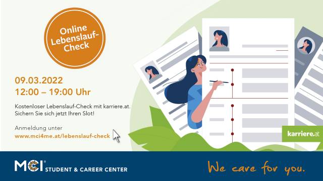 Online Lebenslauf-Check mit karriere.at 