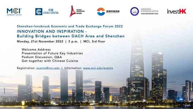 Shenzhen-Innsbruck Economic and Trade Exchange Forum 2022 