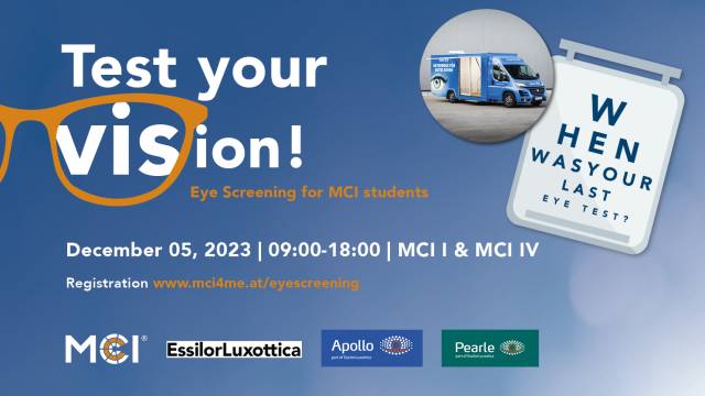 FREE Eye Screening for MCI students