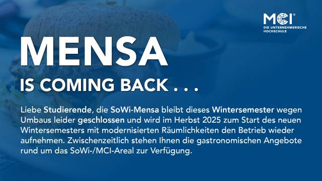 Mensa is coming back...