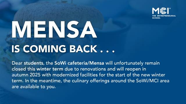 Mensa is coming back...