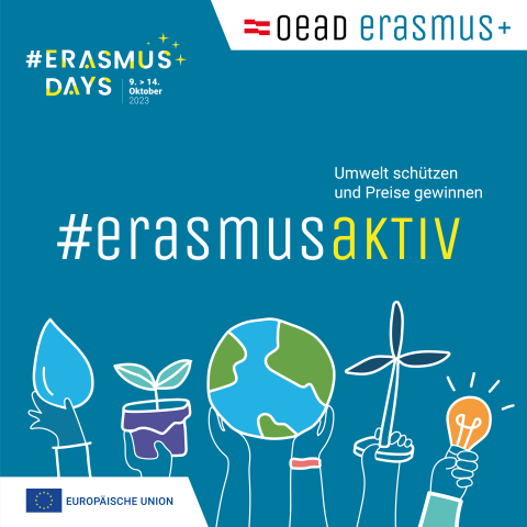 #ErasmusAktiv - Setze mit Erasmus+ DEIN Zeichen für Nachhaltigkeit und Umweltschutz! 