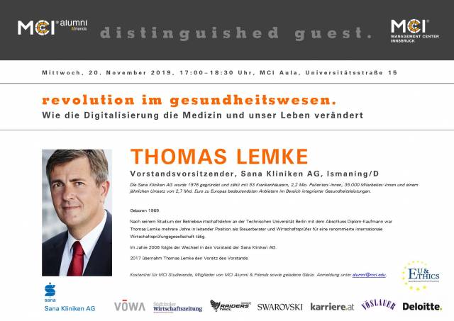 Thomas Lemke am MCI