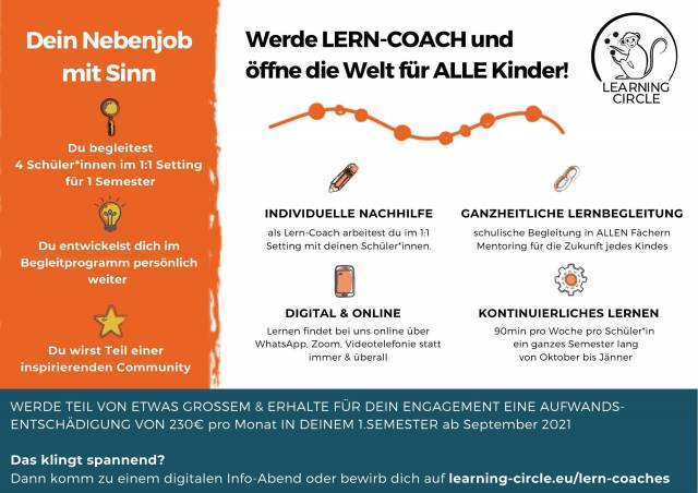 Der Learning Circle sucht motivierte Studierende!