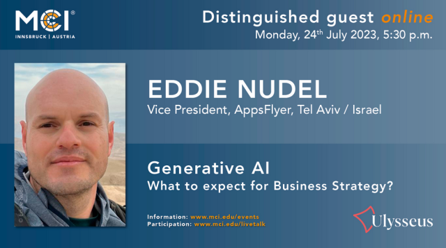 Distinguished Guest: Eddie Nudel
