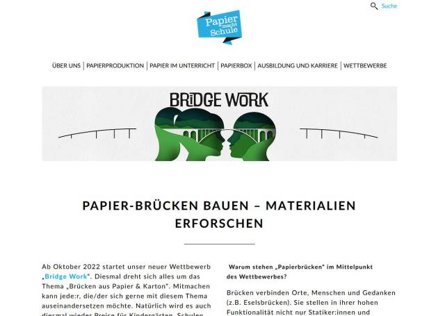 Papier-Brücken bauen – Materialien erforschen