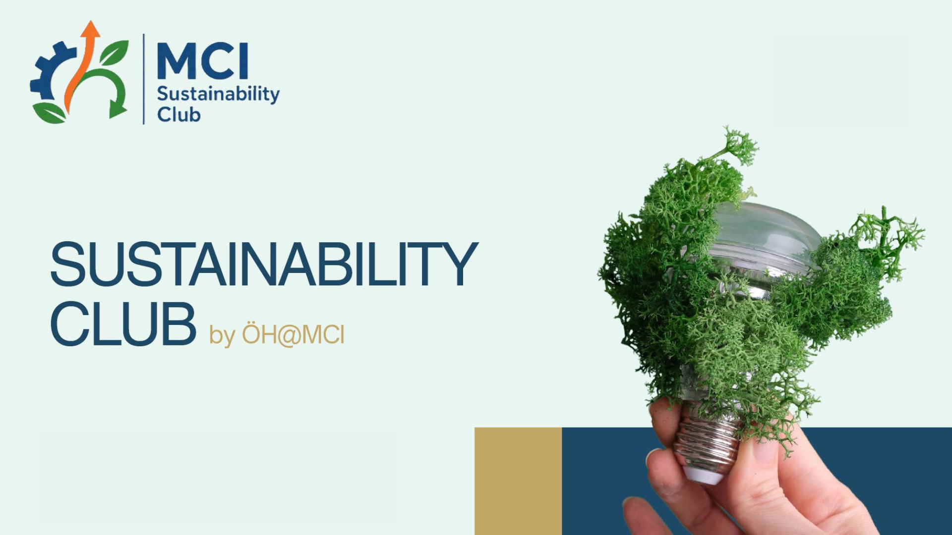 Join the Sustainability Club by öh mci