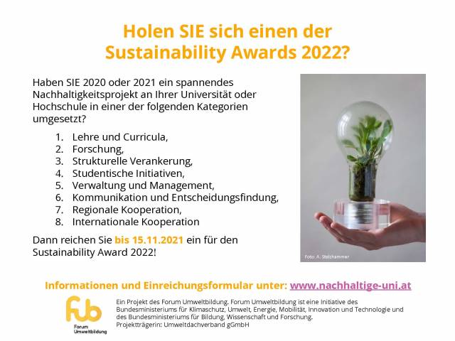Sustainability Award 2022