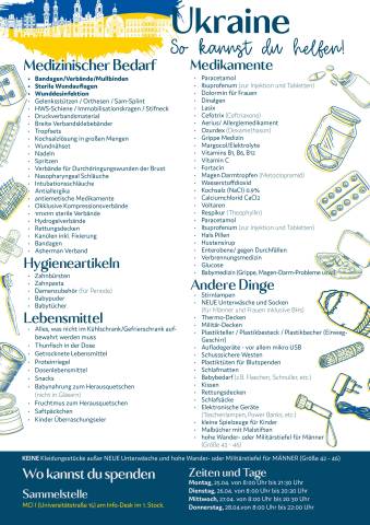 Ukraine - So kannst du helfen