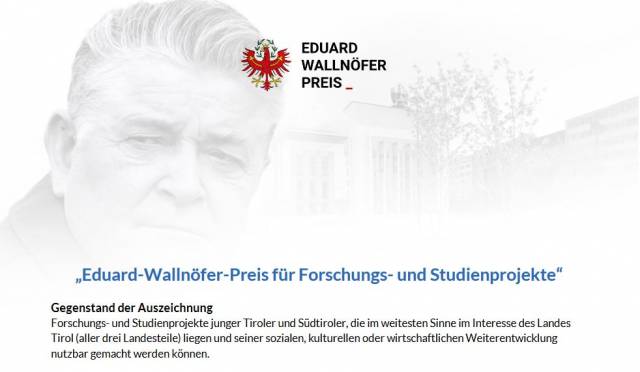 Eduard-Wallnöfer-Preis 2021