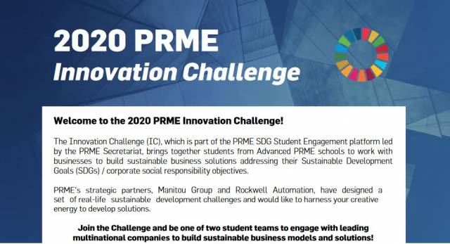 2020 PRME Innovation Challenge