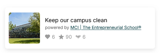 Keep our campus clean