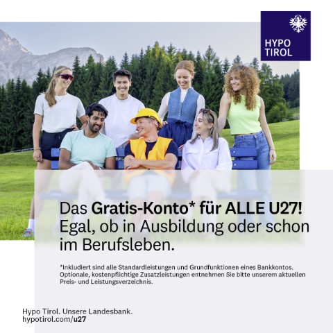 Gratis-Konto für alle U27