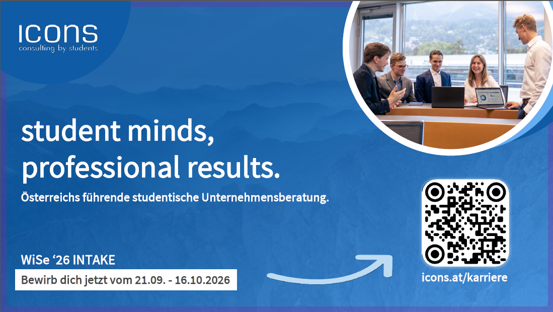 Become part of icons – consulting by students!