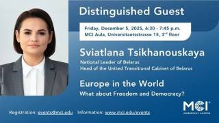 Europe in the world – What about Freedom and Democracy?